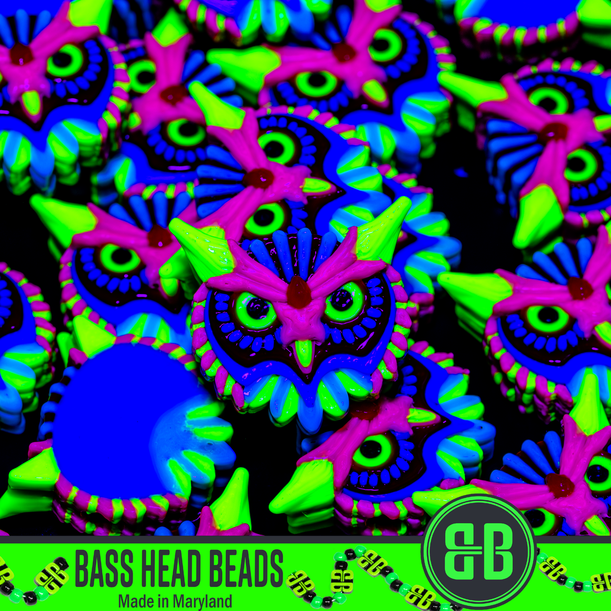 Jumbo Owl Beads