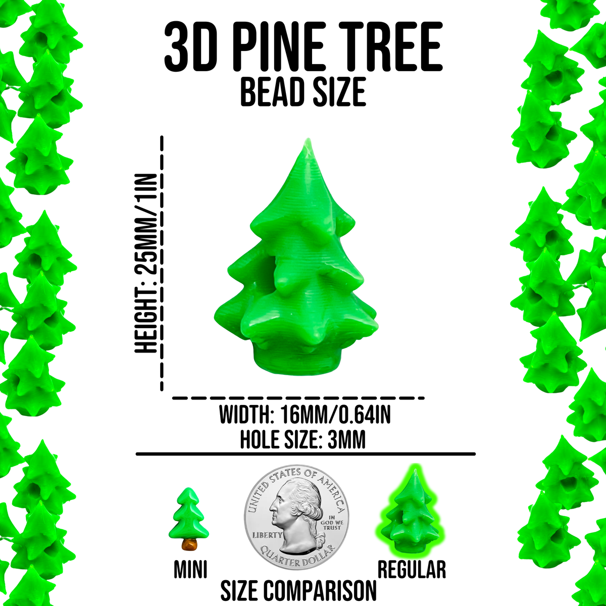 Pine Tree Beads