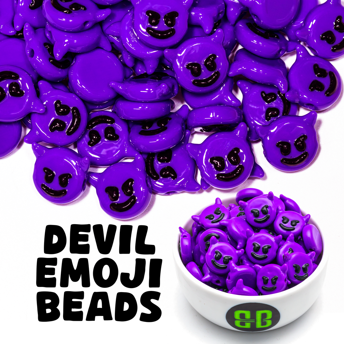 Devil Emoji Beads