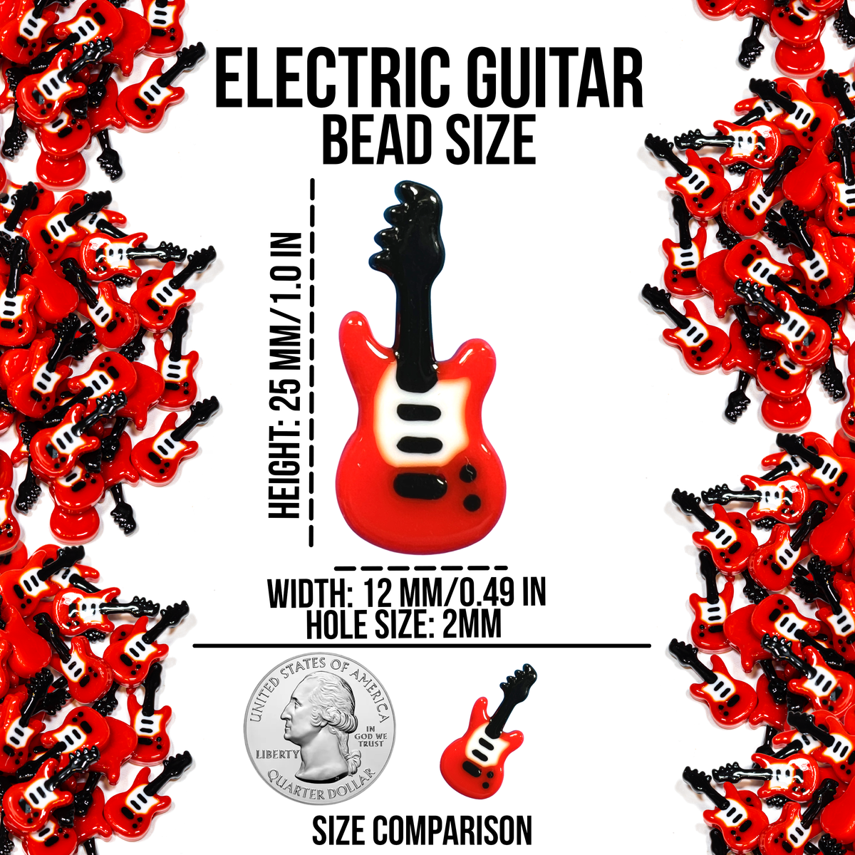 Electric Guitar Beads