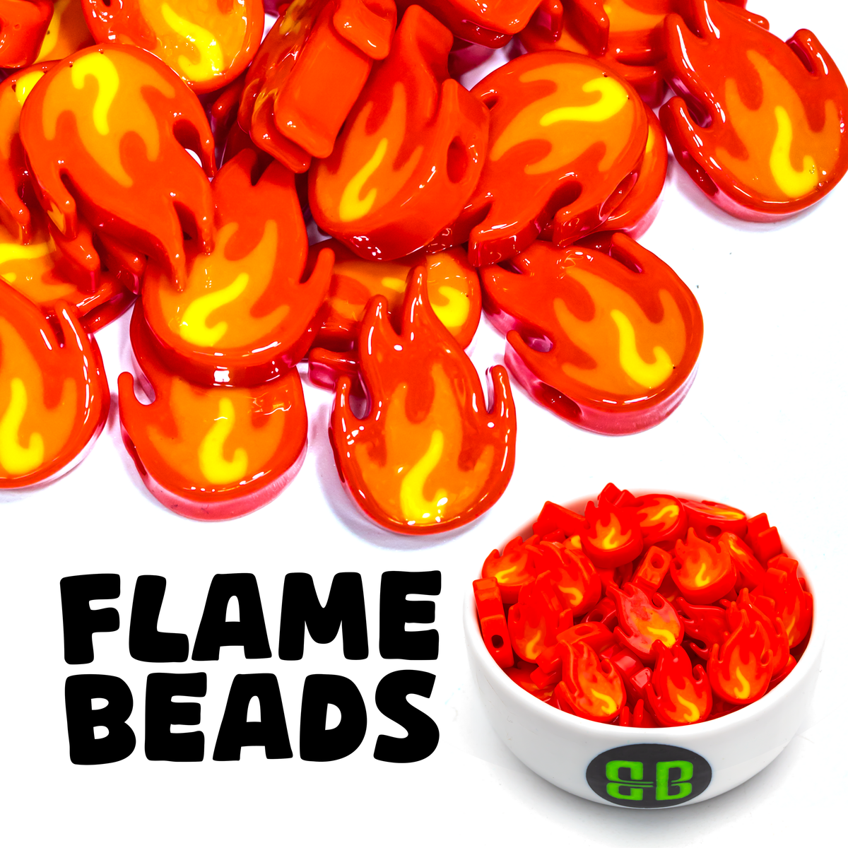 Fire Emoji Beads