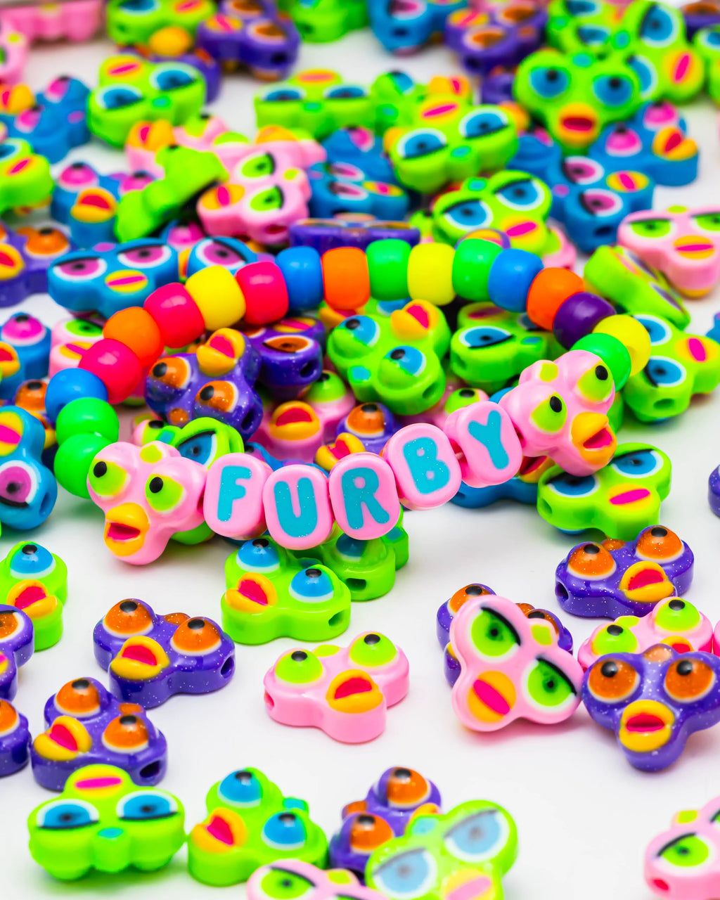 Furby Inspired Face Beads