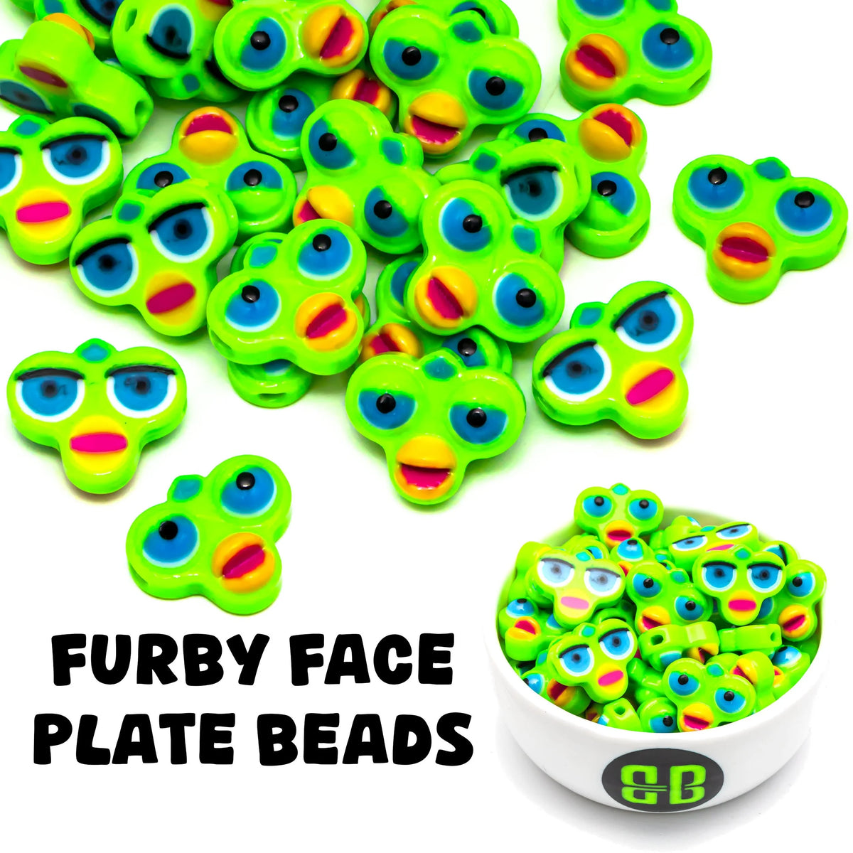 Furby Inspired Face Beads