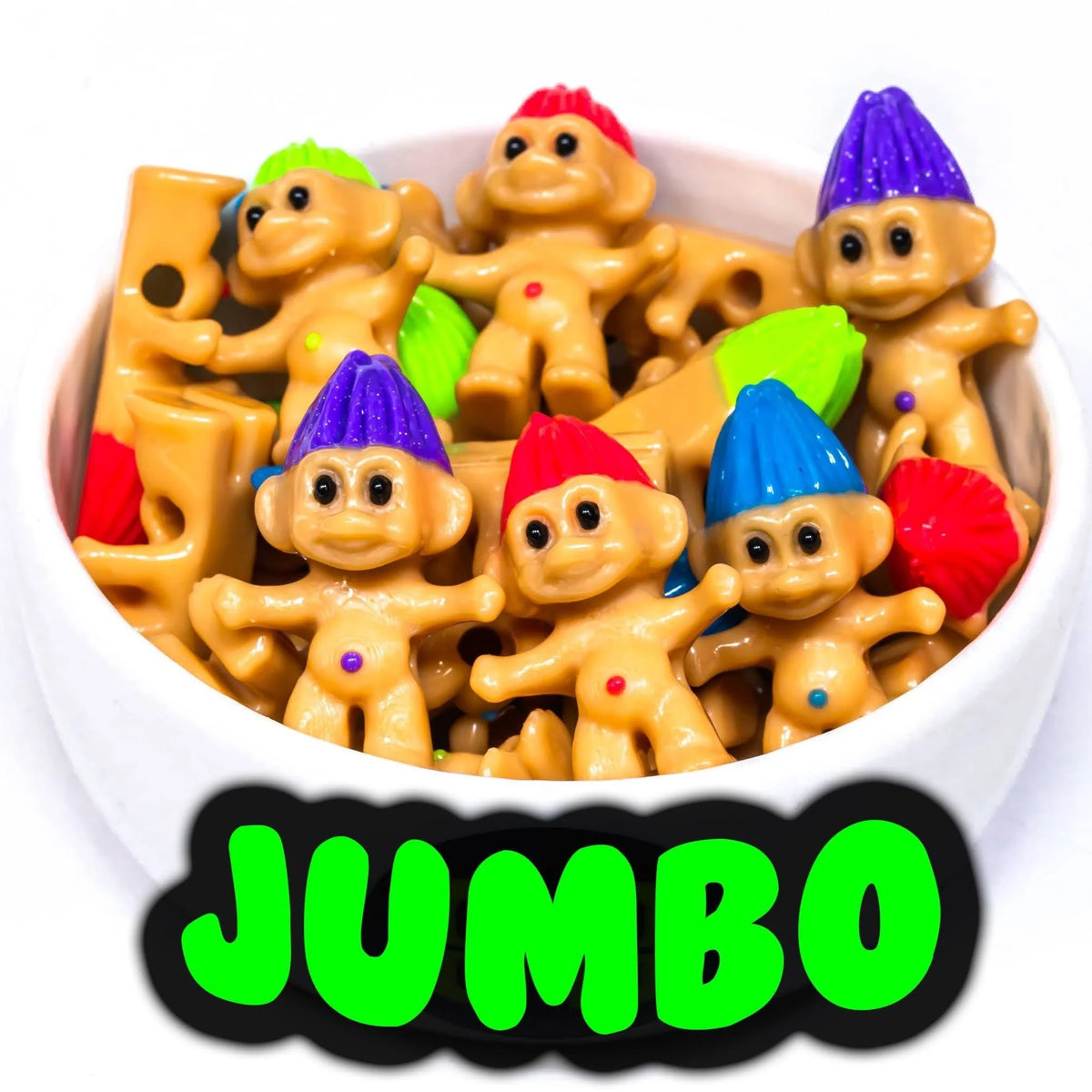 Jumbo Troll Doll Inspired Beads