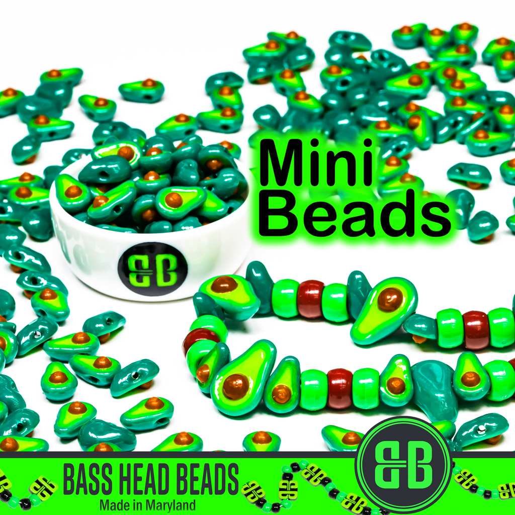 Mini Avocado Beads