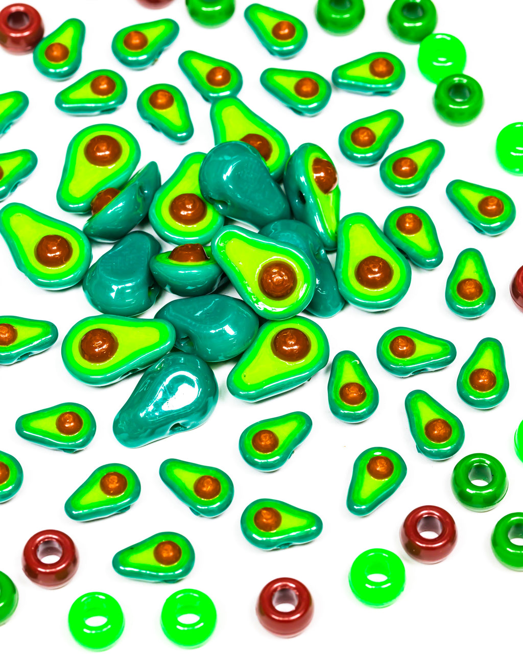 Mini Avocado Beads