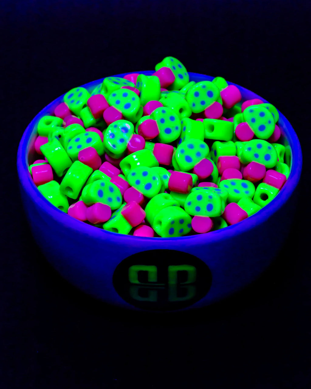 Mini Cartoon Mushroom Beads