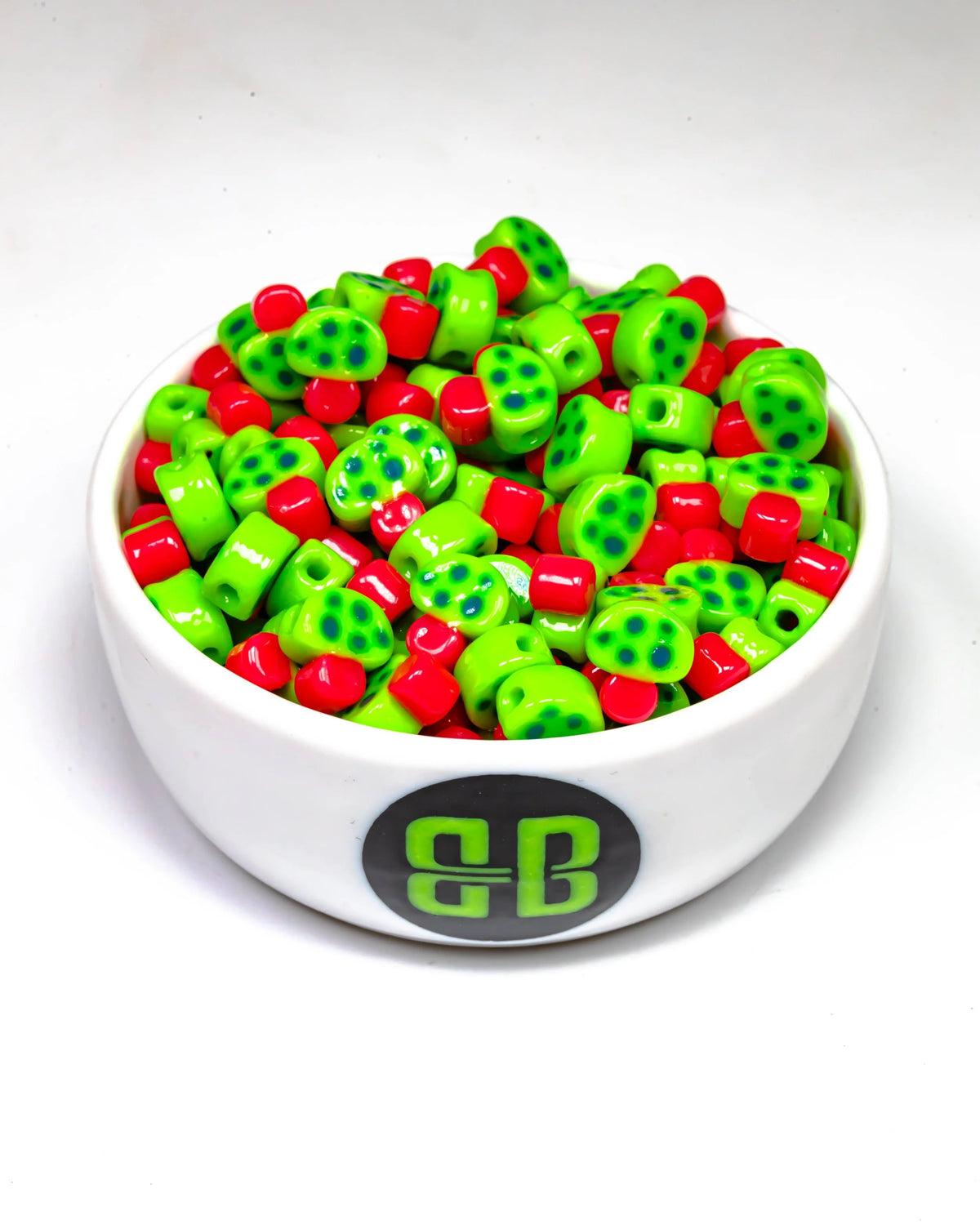 Mini Cartoon Mushroom Beads