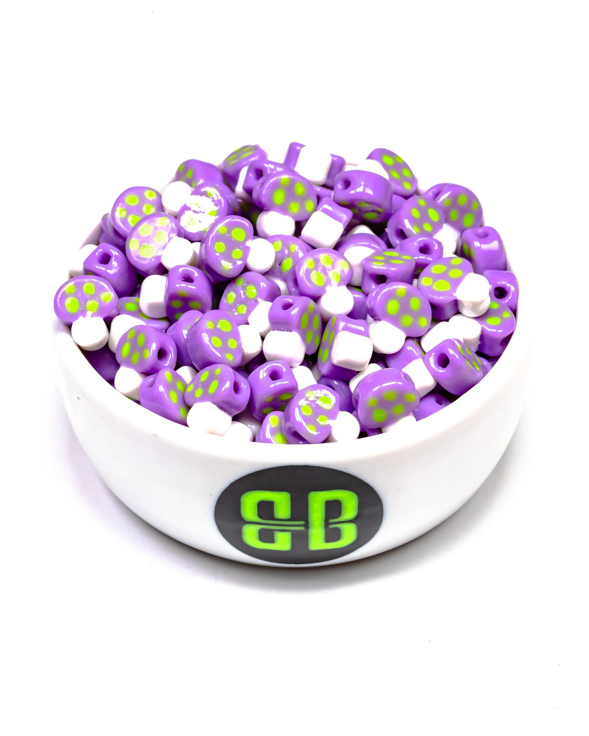 Mini Cartoon Mushroom Beads