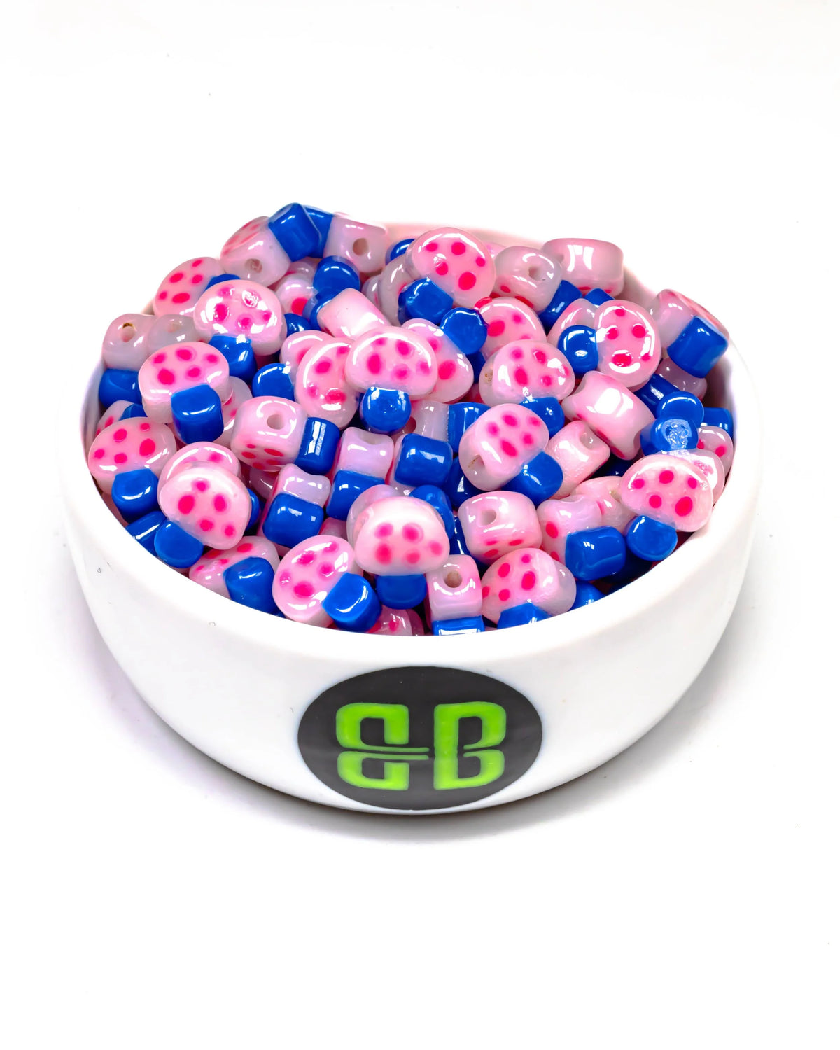 Mini Cartoon Mushroom Beads