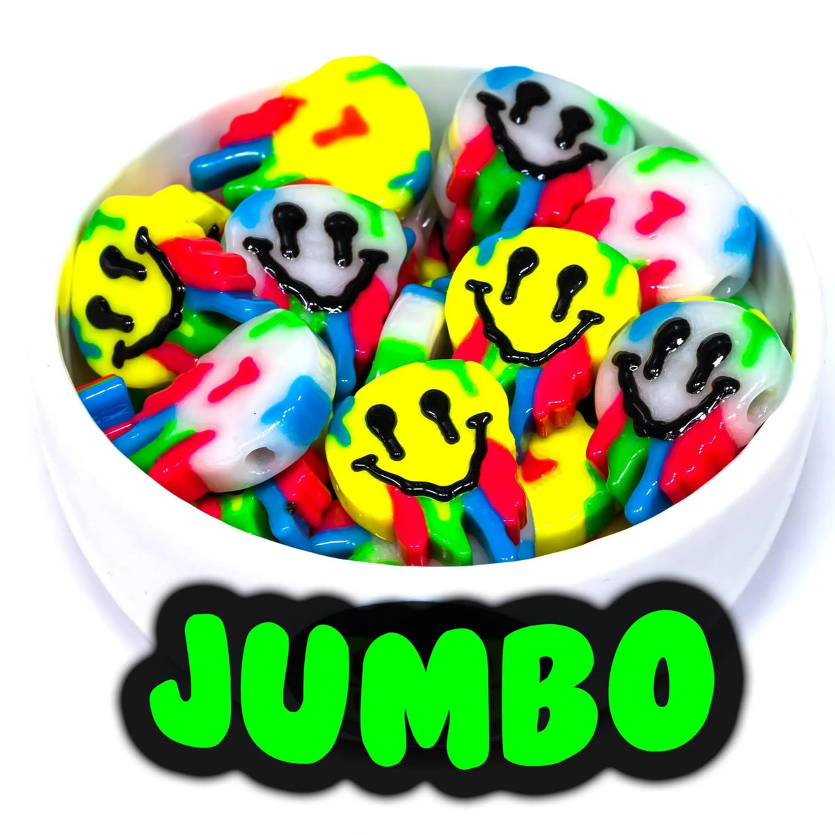 Jumbo Trippy Smiley Beads