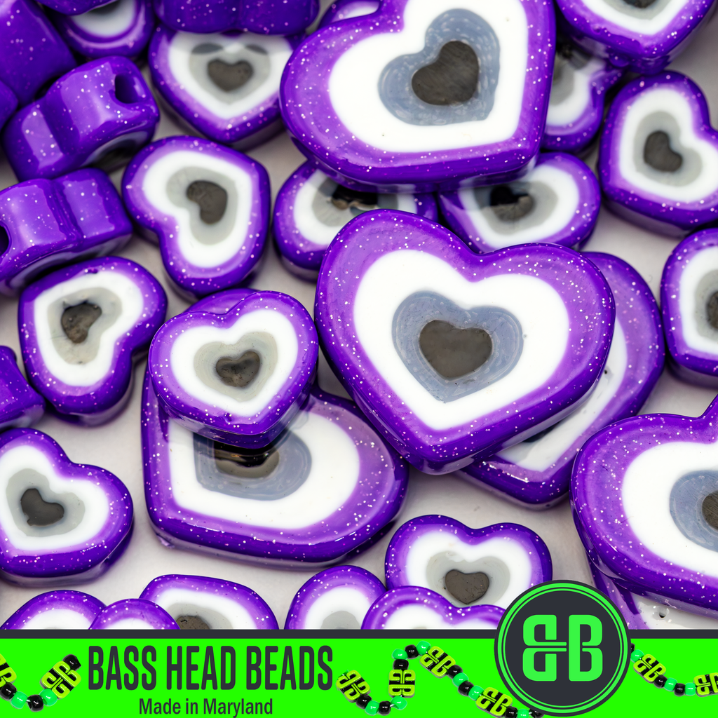 Mini Asexual Pride Beads