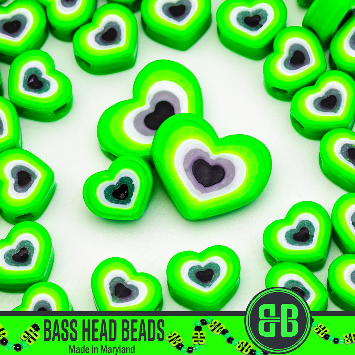 Mini Aromantic Pride Beads