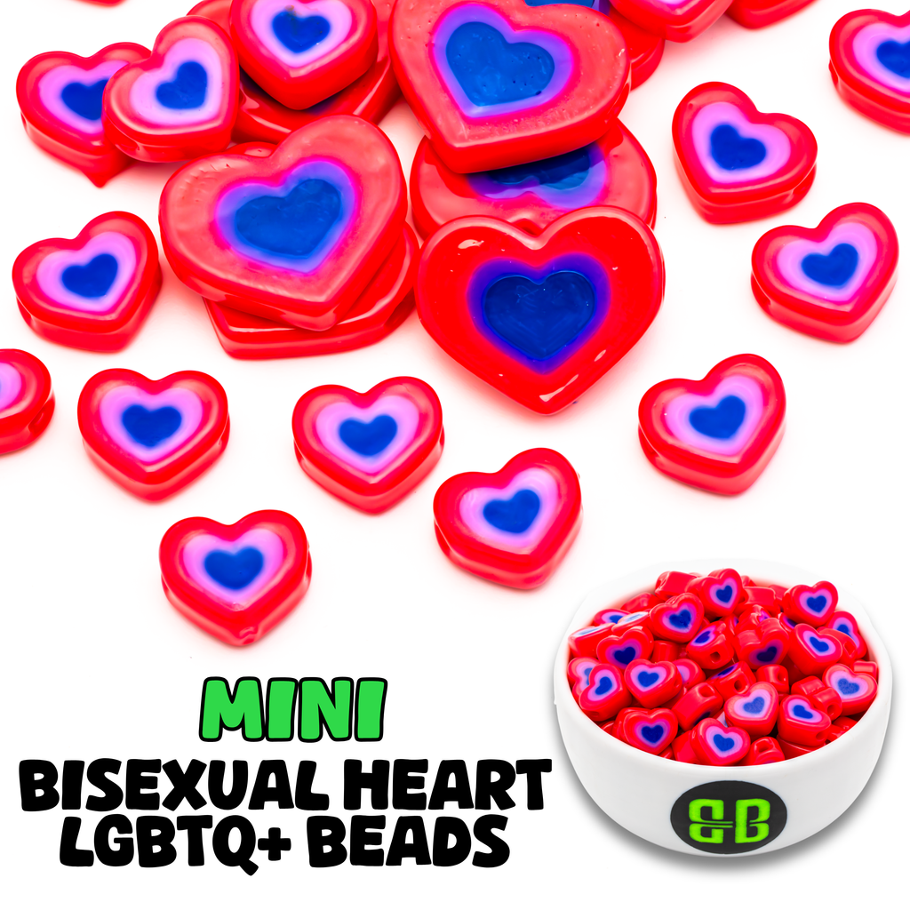 Mini Bisexual Pride Beads