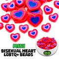 Mini Bisexual Pride Beads