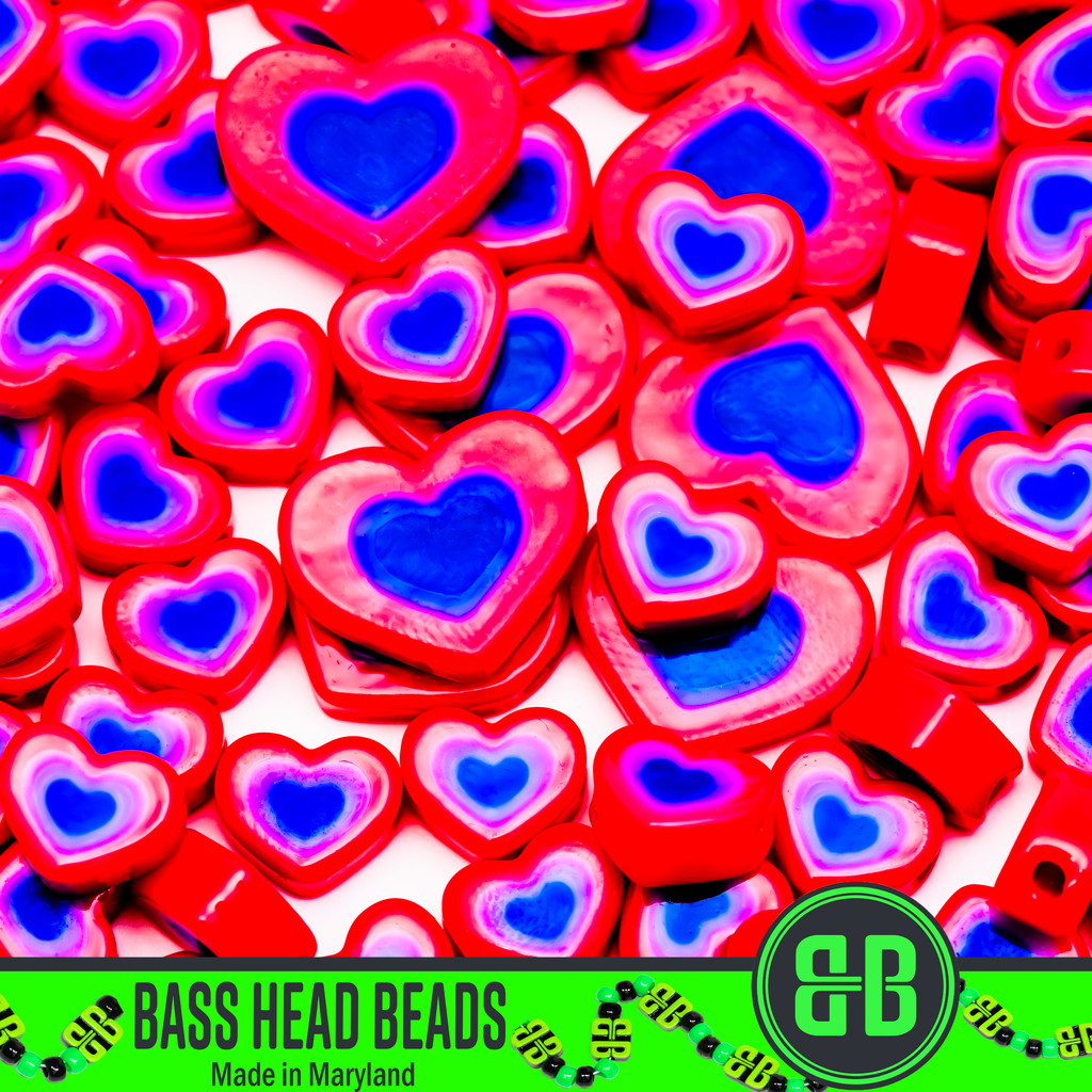 Mini Bisexual Pride Beads