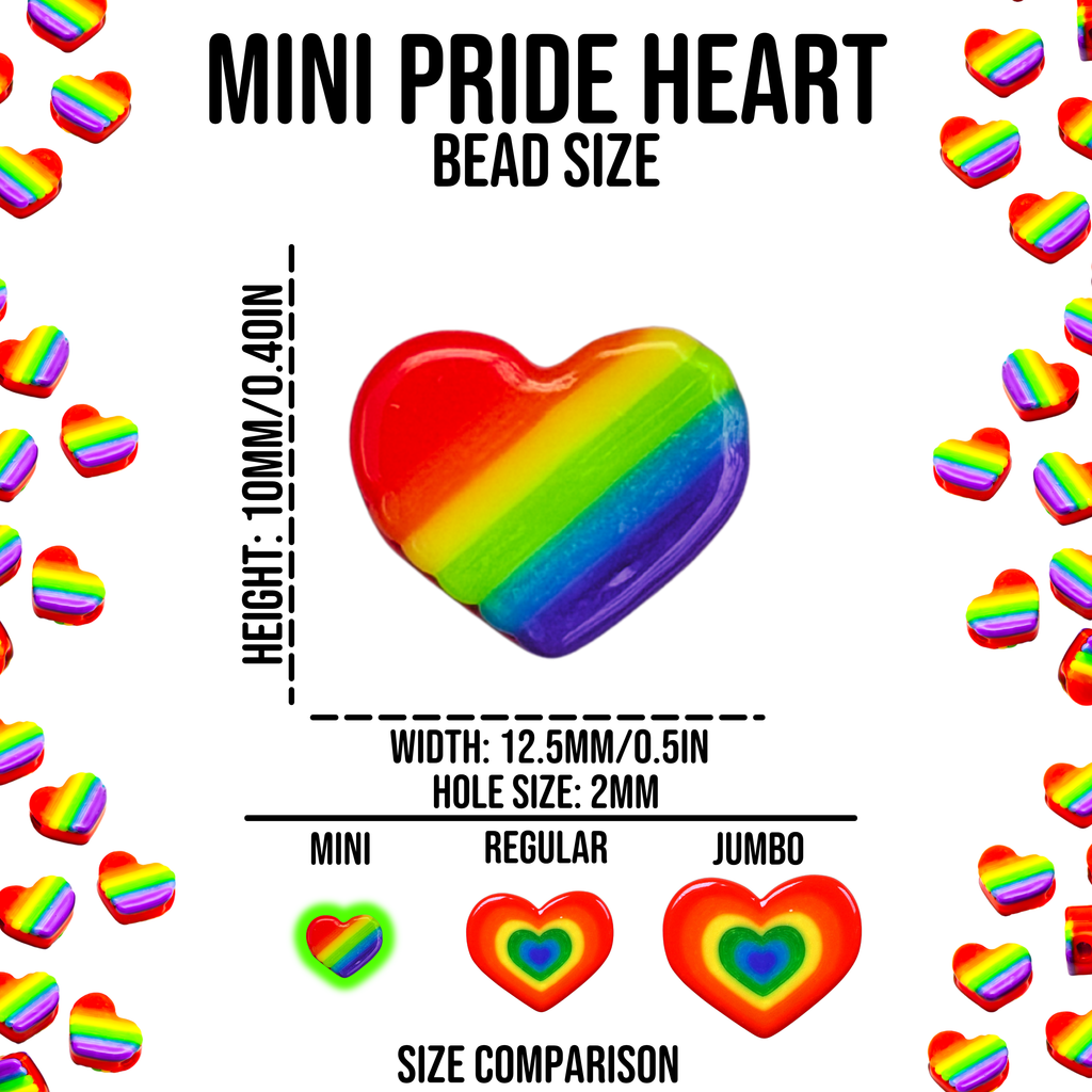 Mini Gay Pride Beads
