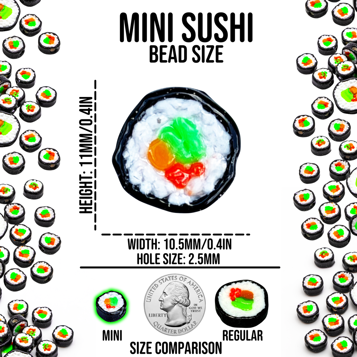 Mini Sushi Beads