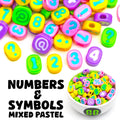 Pastel Number + Symbol Bead Soup