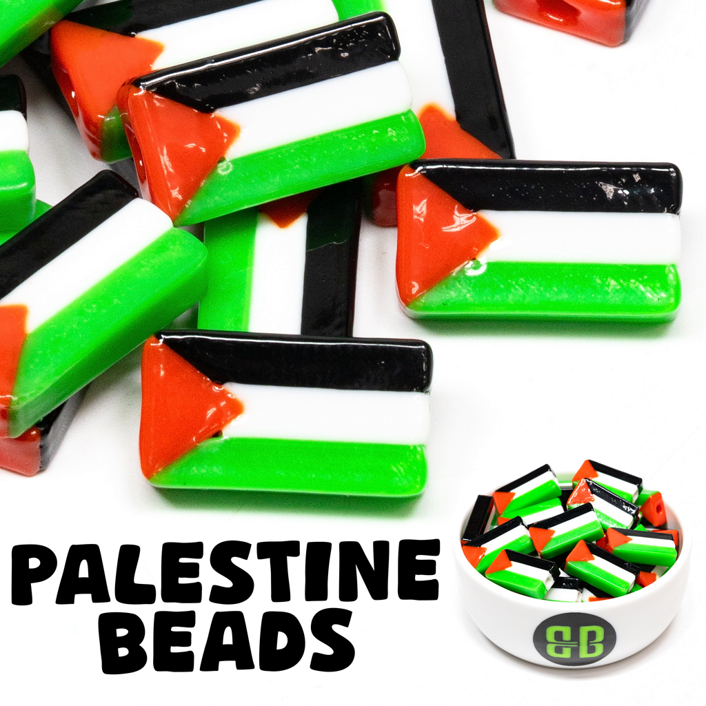Palestinian Flag Charity Beads
