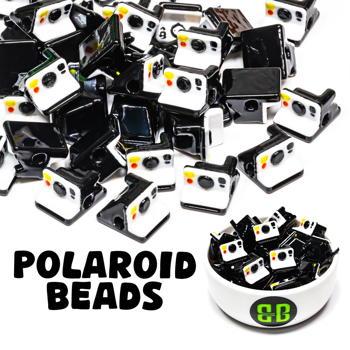 Polaroid Camera Inspired Beads