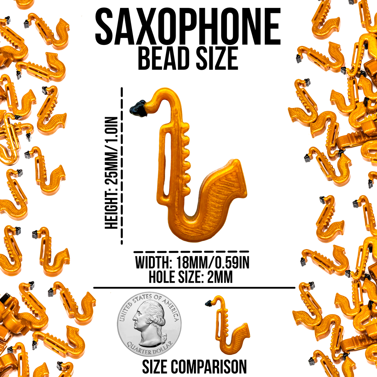 Saxophone Beads