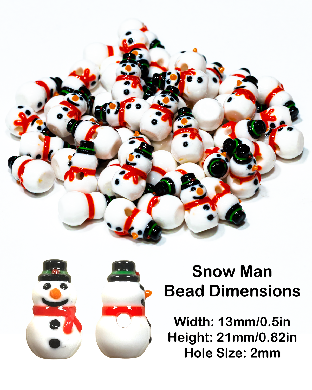 Snowman Beads
