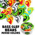 Bass Clef Beads