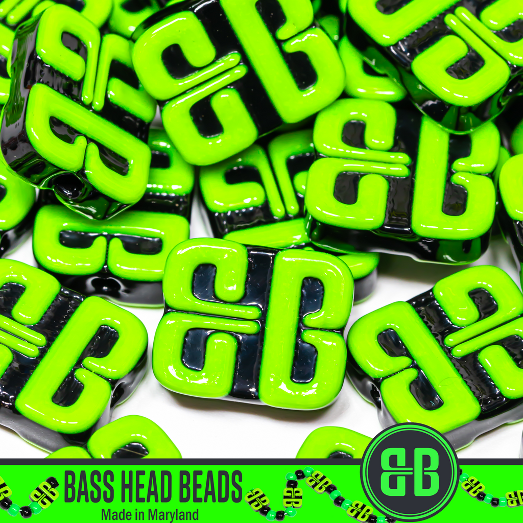 Bass Head Beads Logo Beads
