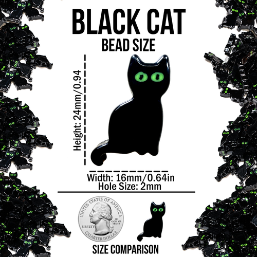Black Cat Beads