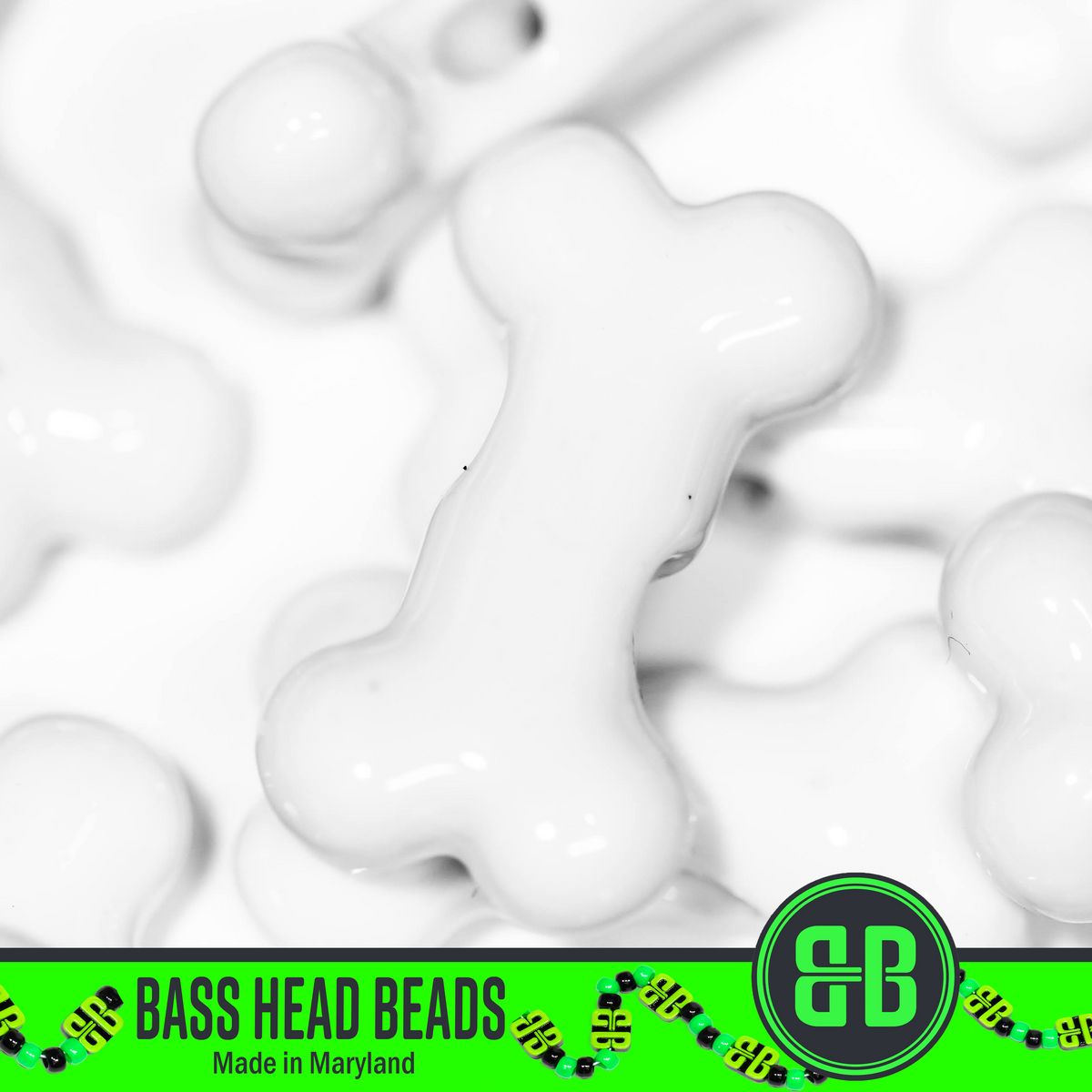 Plastic Bone Beads