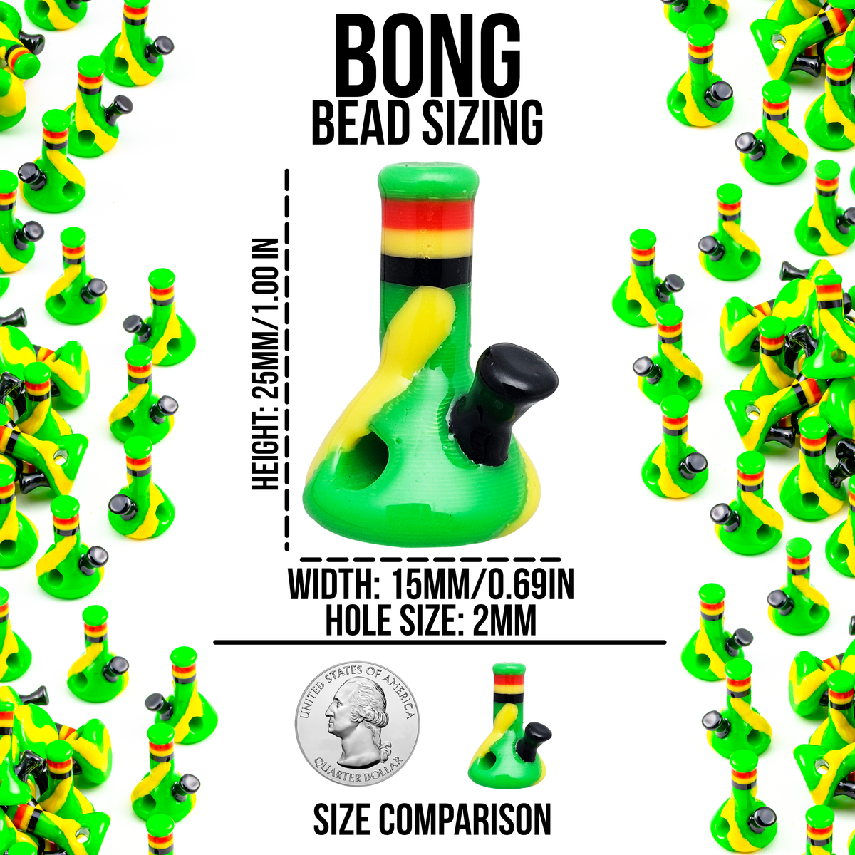 Rasta Bong Beads