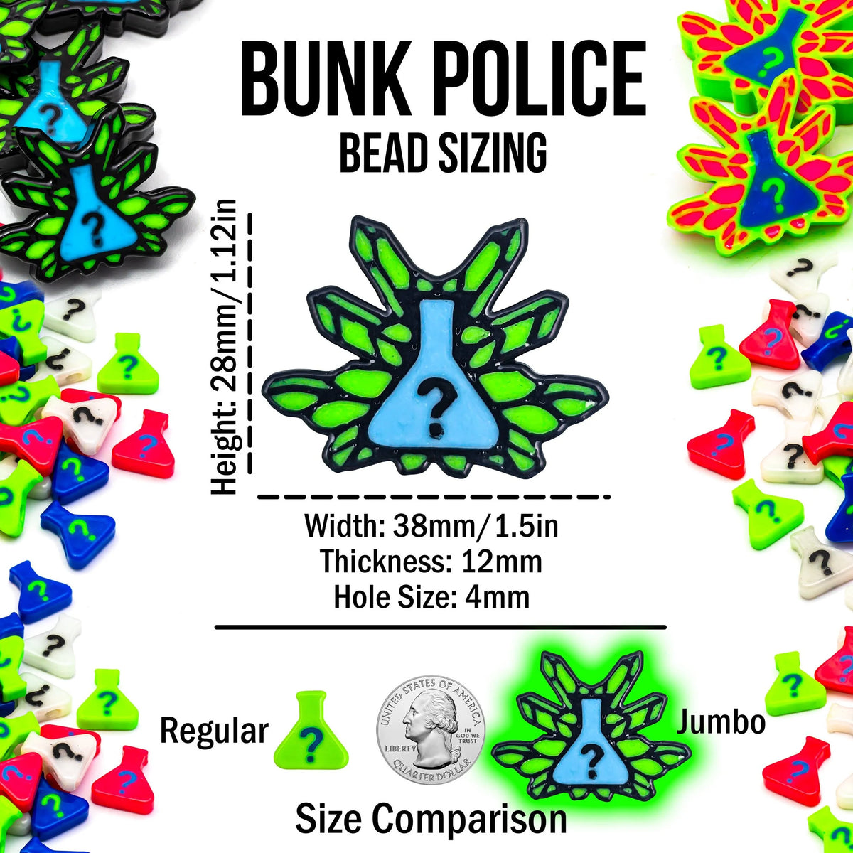 Jumbo Bunk Police Charity Beads