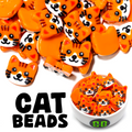 Orange Cat Beads