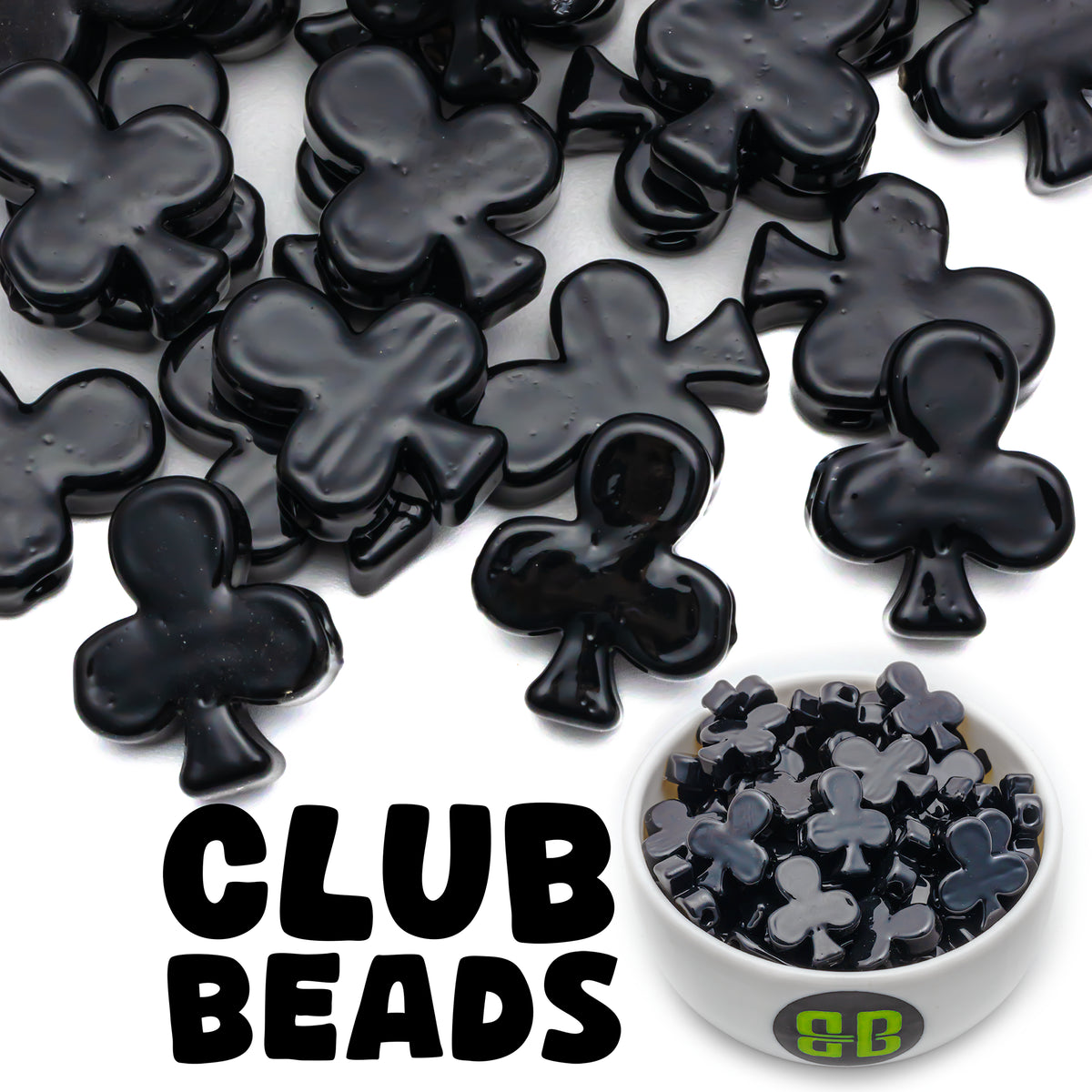 Playing Card Suit Beads