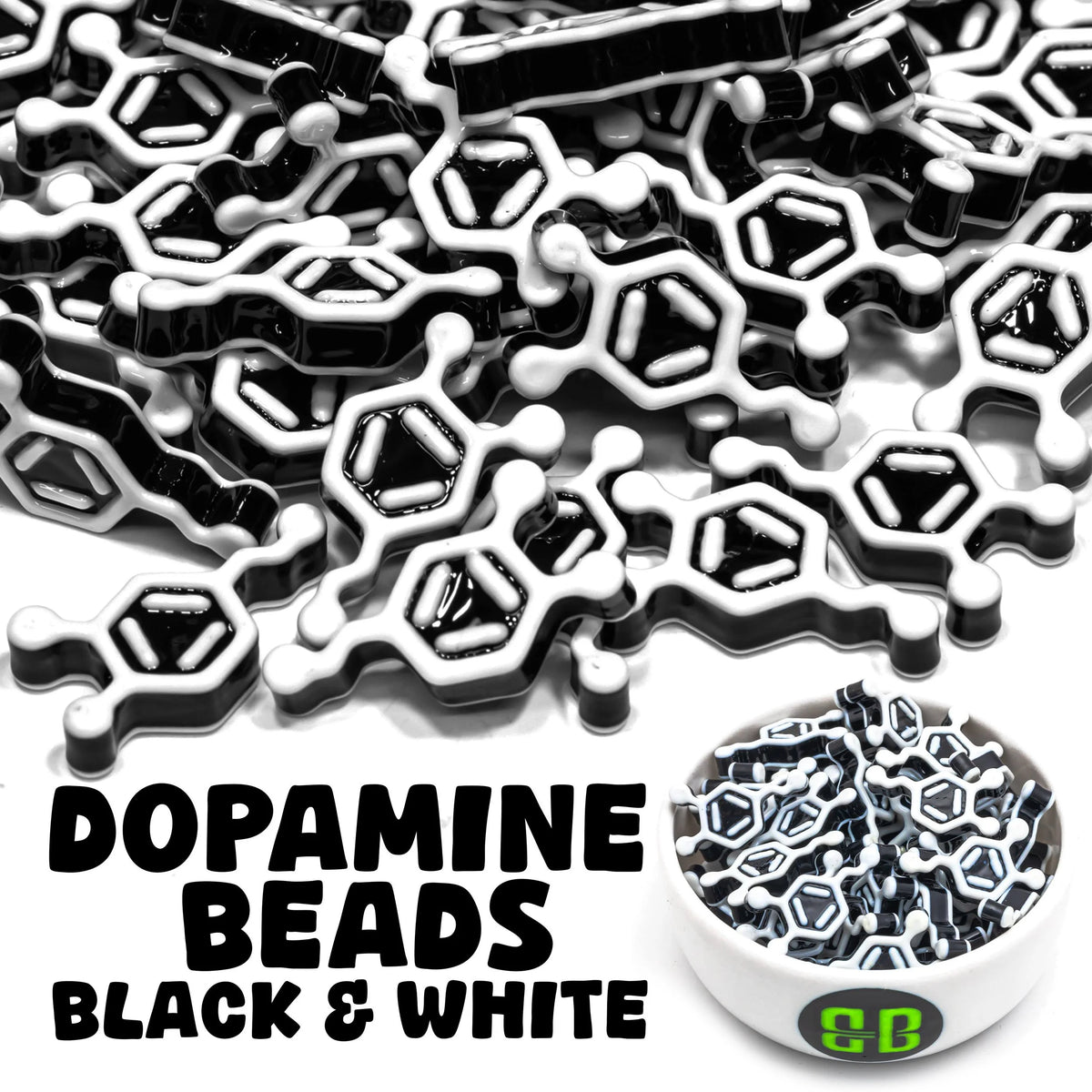Dopamine Molecule Beads