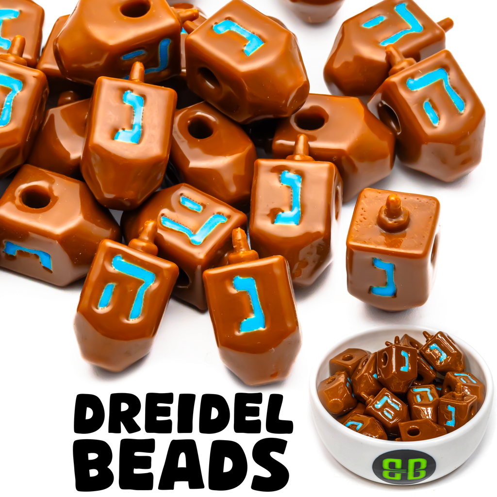 Dreidel Beads