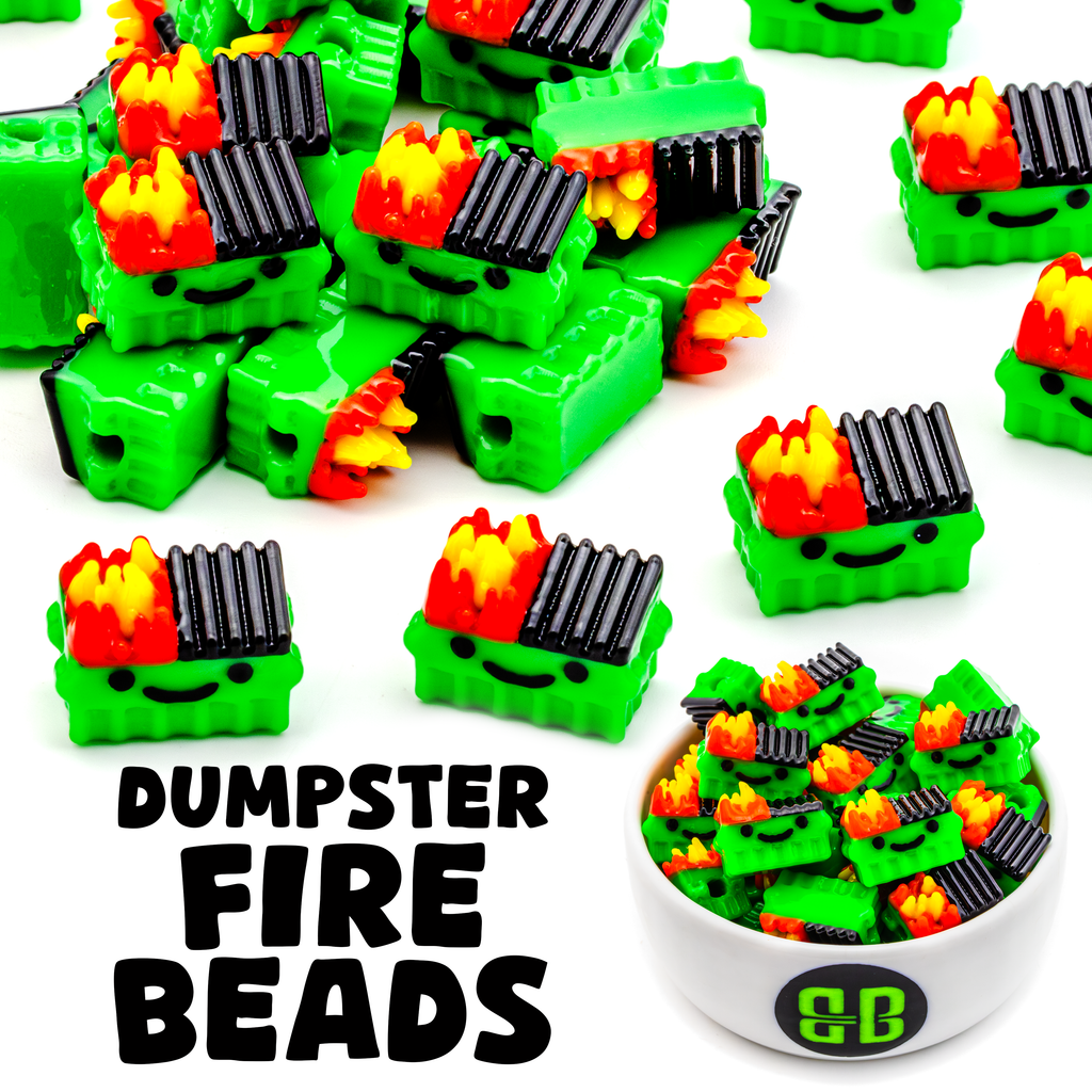 Dumpster Fire Beads