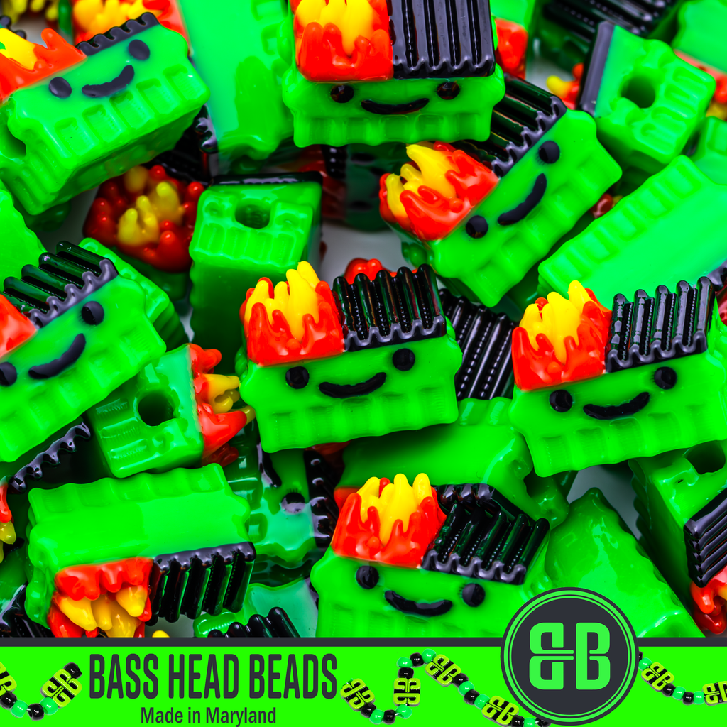 Dumpster Fire Beads