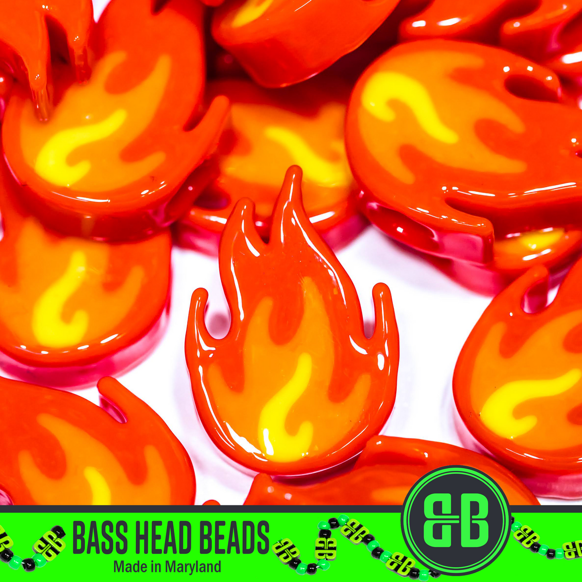 Fire Emoji Beads