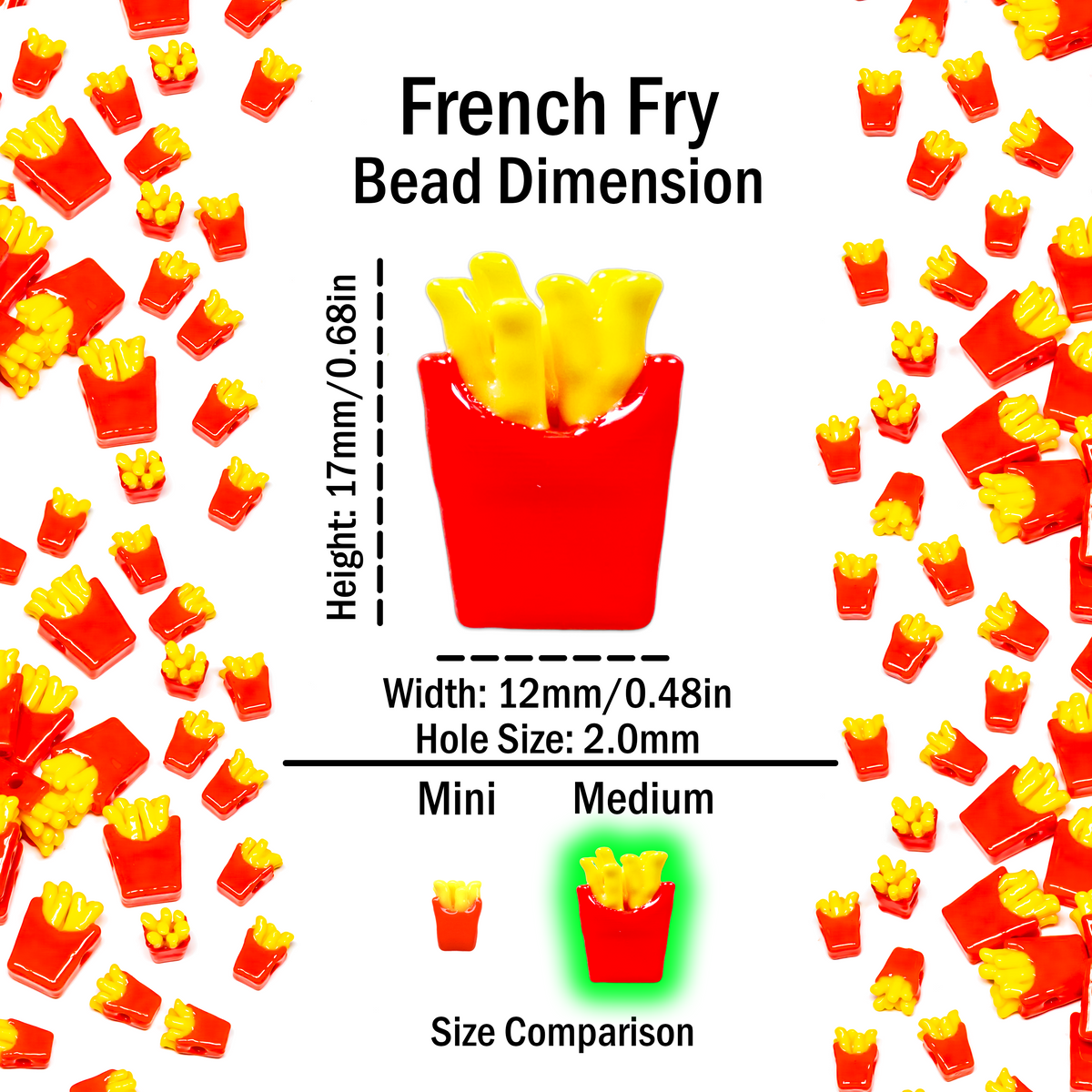 French Fry Beads