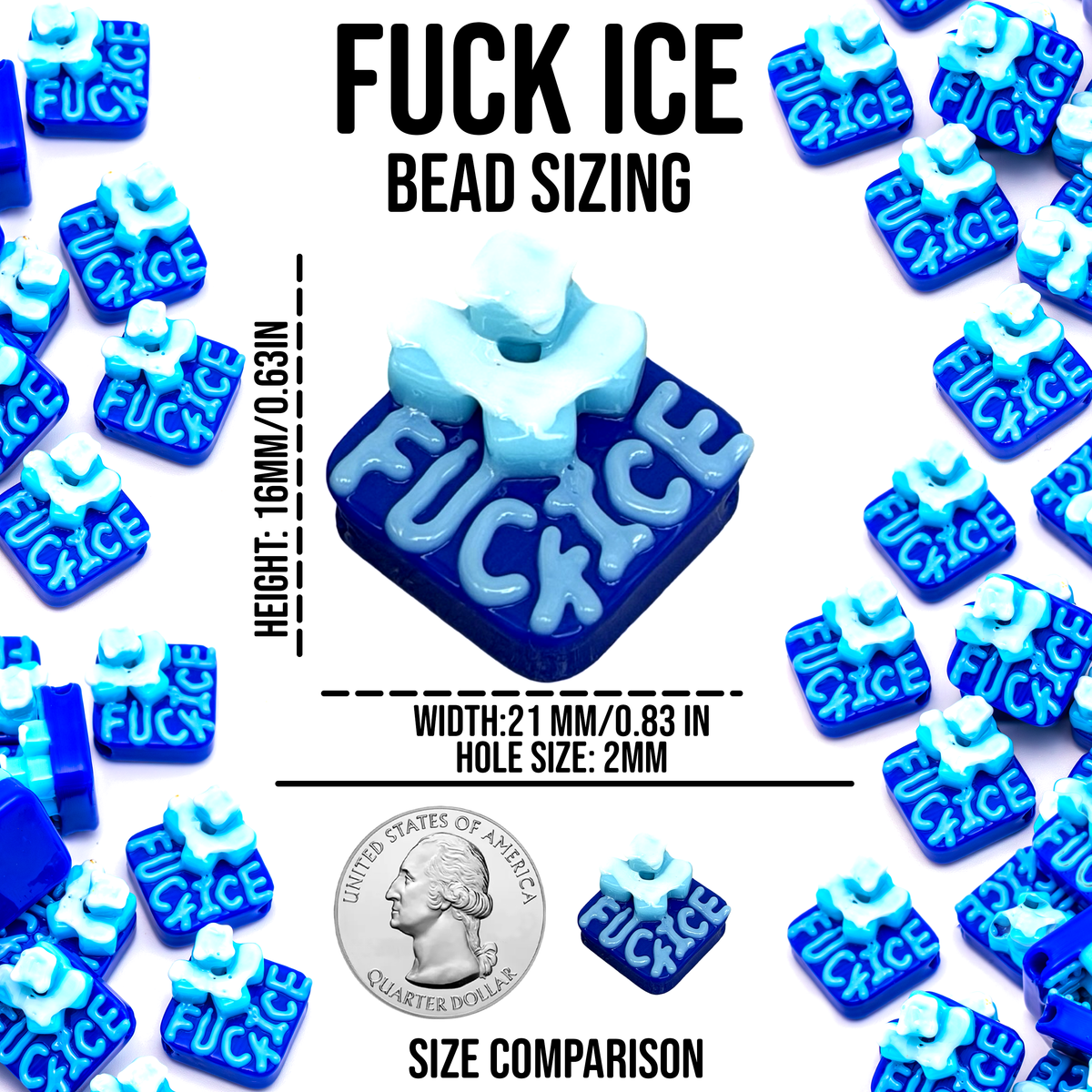 Fuck ICE Charity Beads