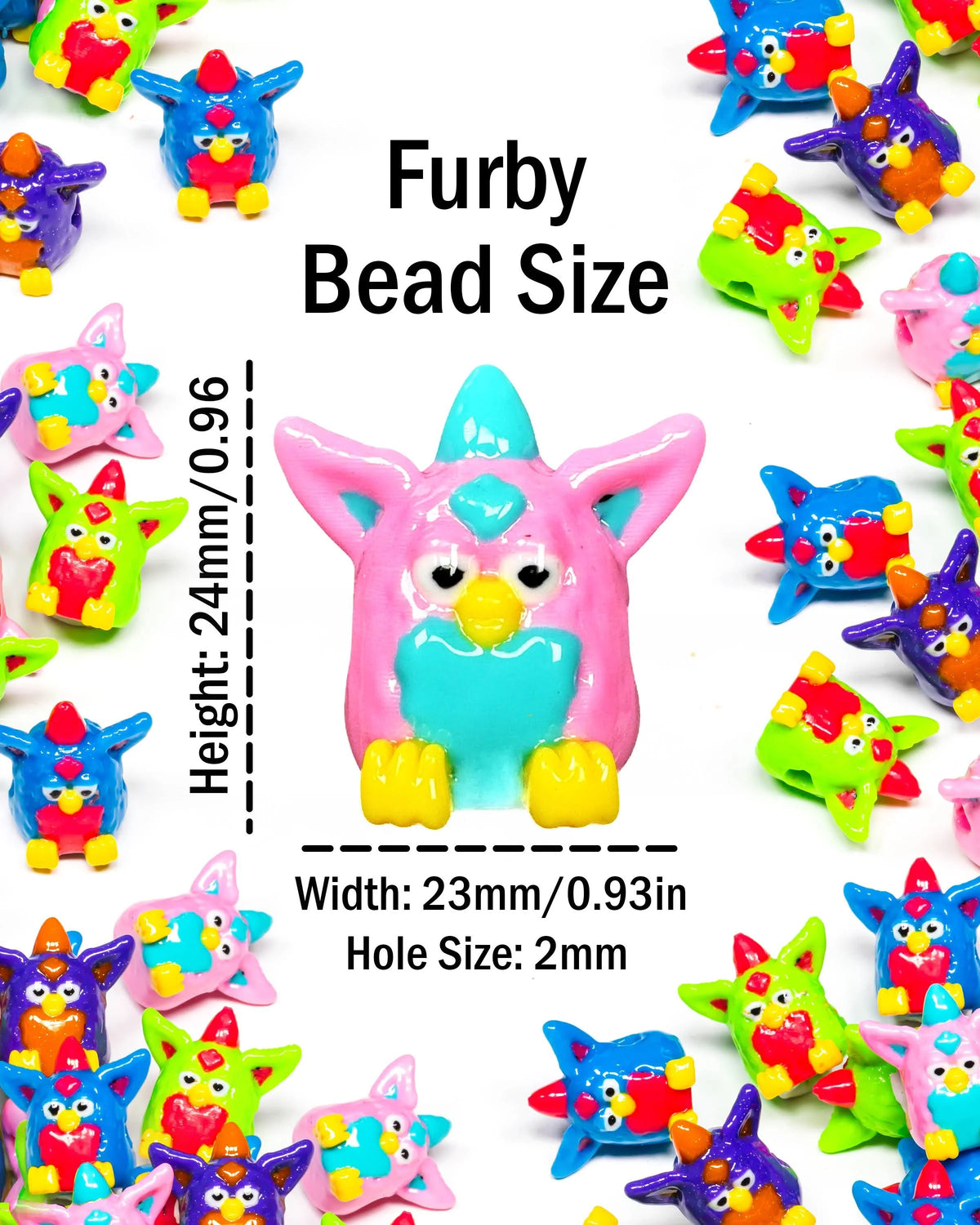 Furby Inspired Beads