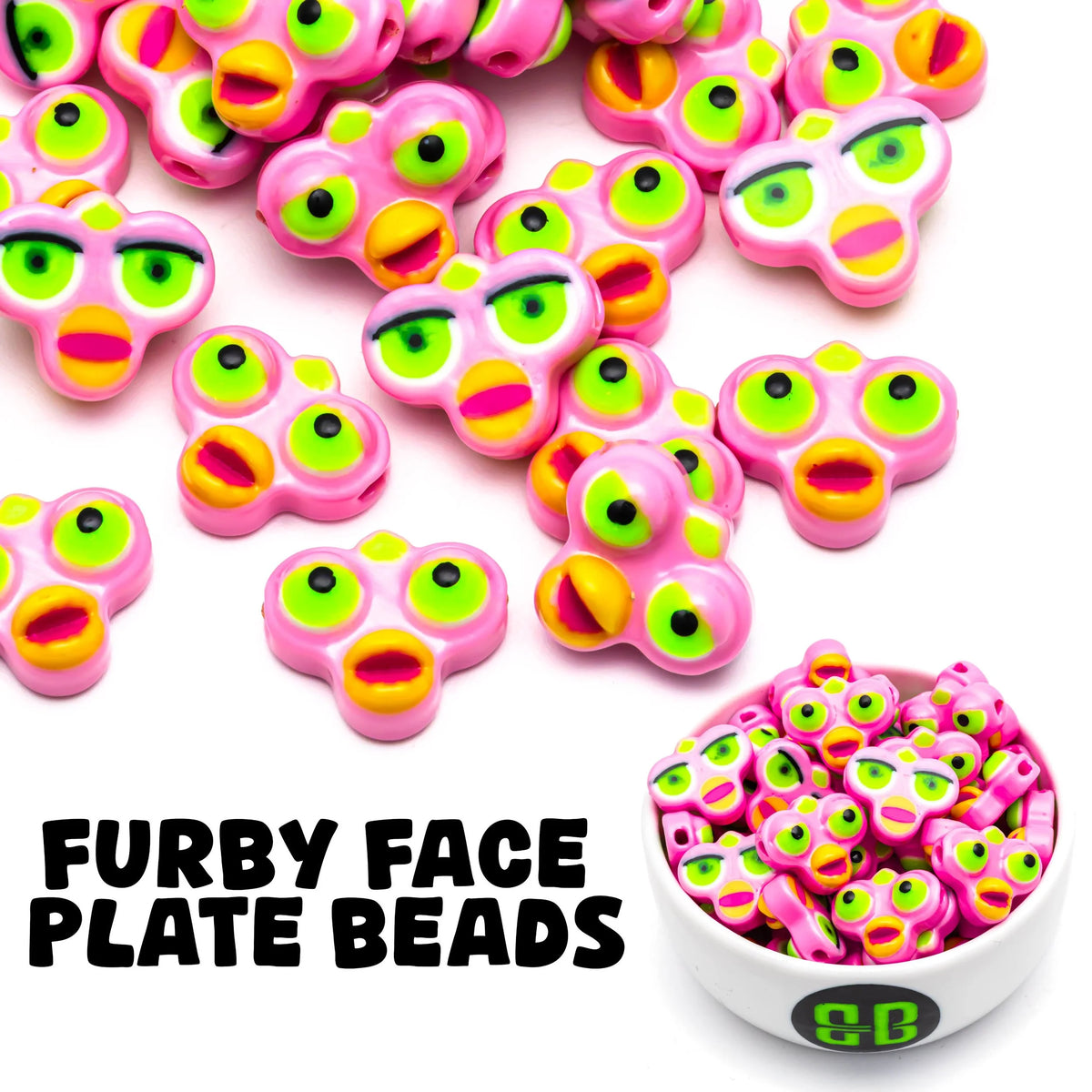 Furby Inspired Face Beads