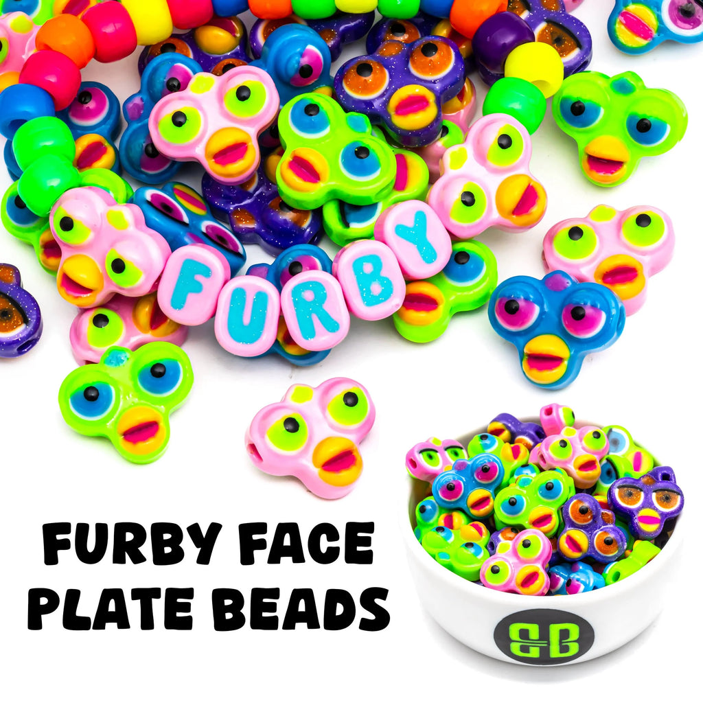 Furby Inspired Face Beads