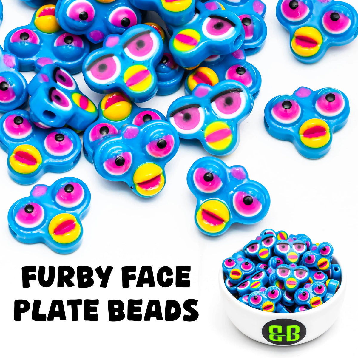 Furby Inspired Face Beads