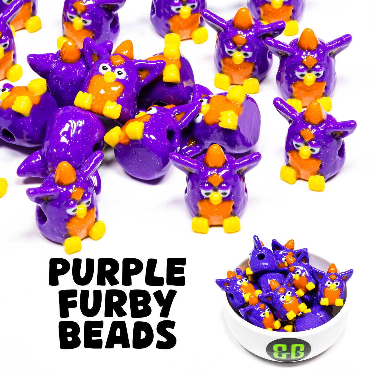 Furby Inspired Beads