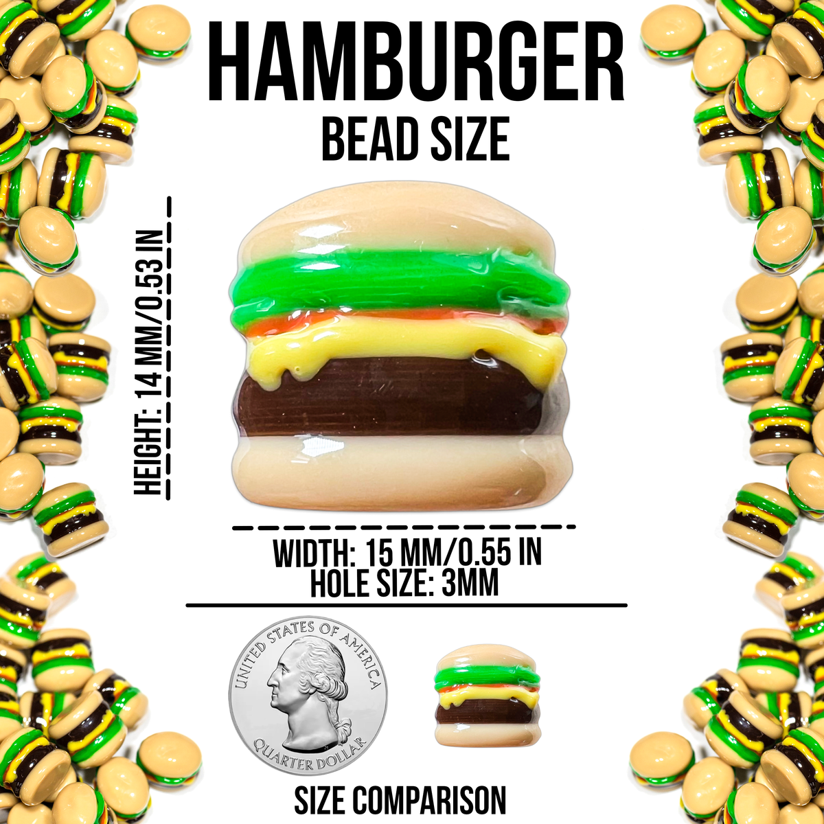 Hamburger Beads