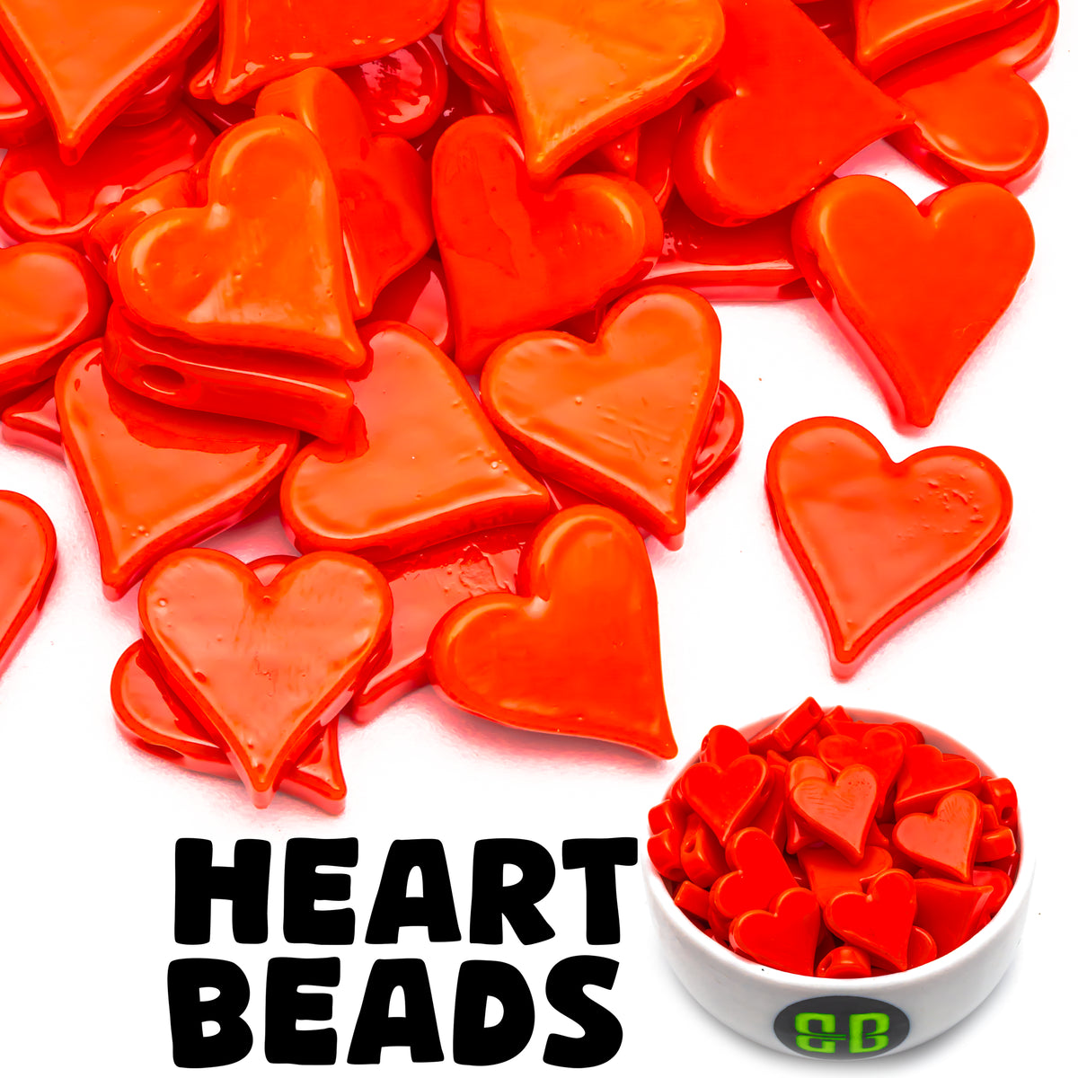 Playing Card Suit Beads