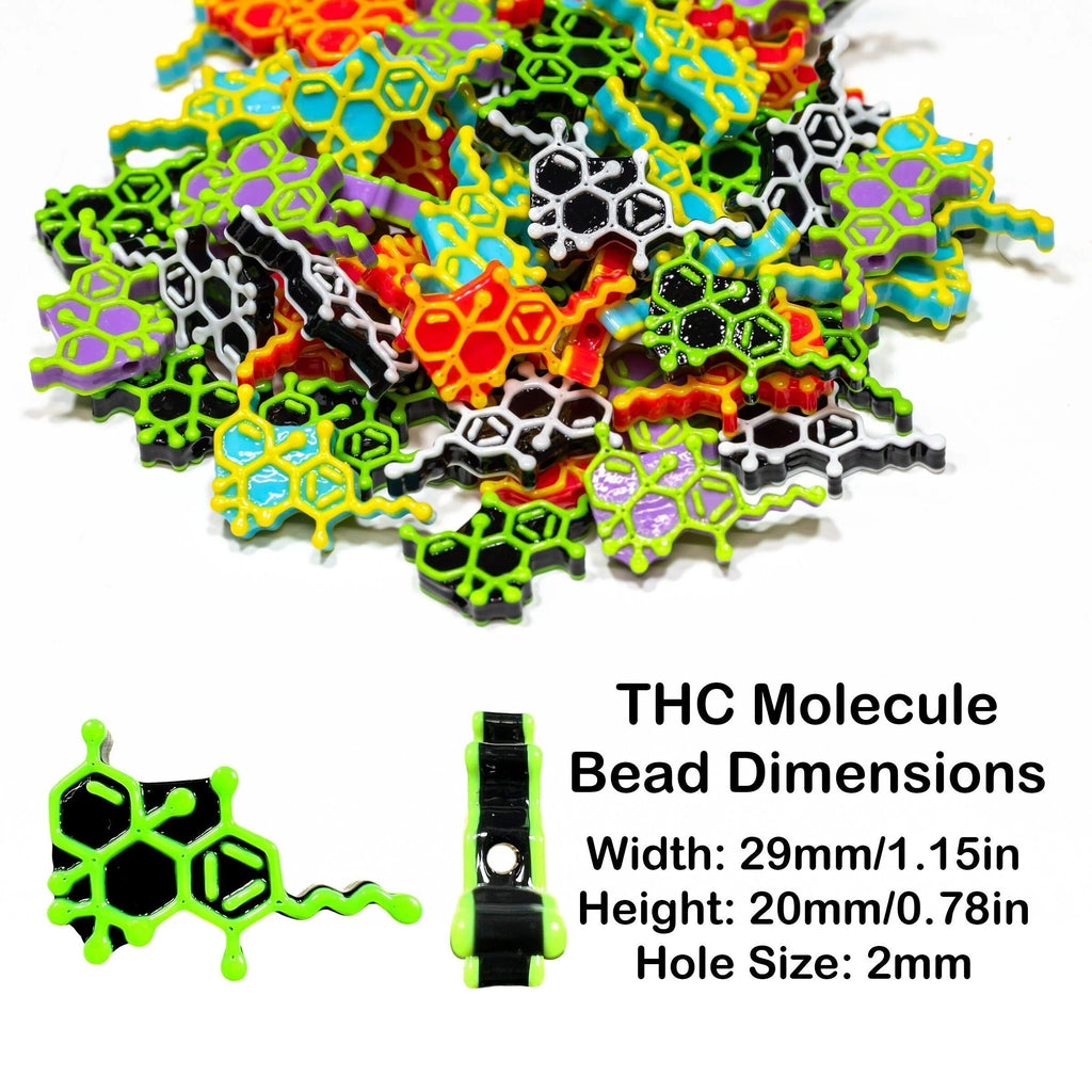 THC Molecule Beads